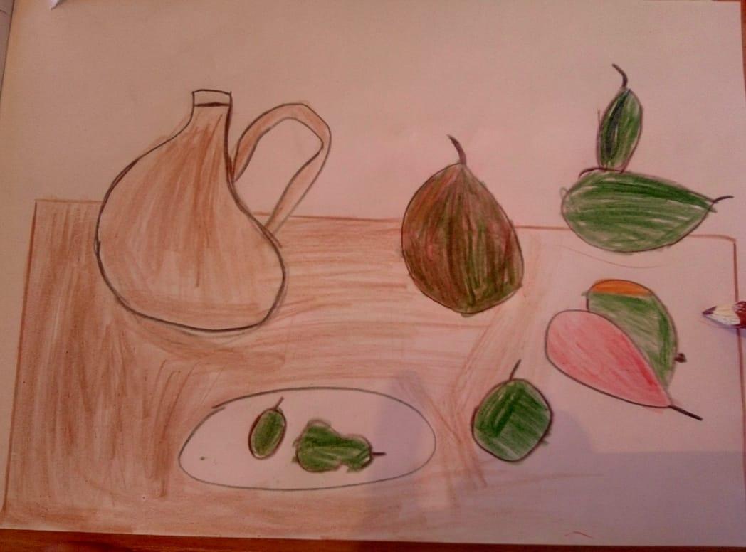 "Натюрморт" тақырыбында ашық сабақ